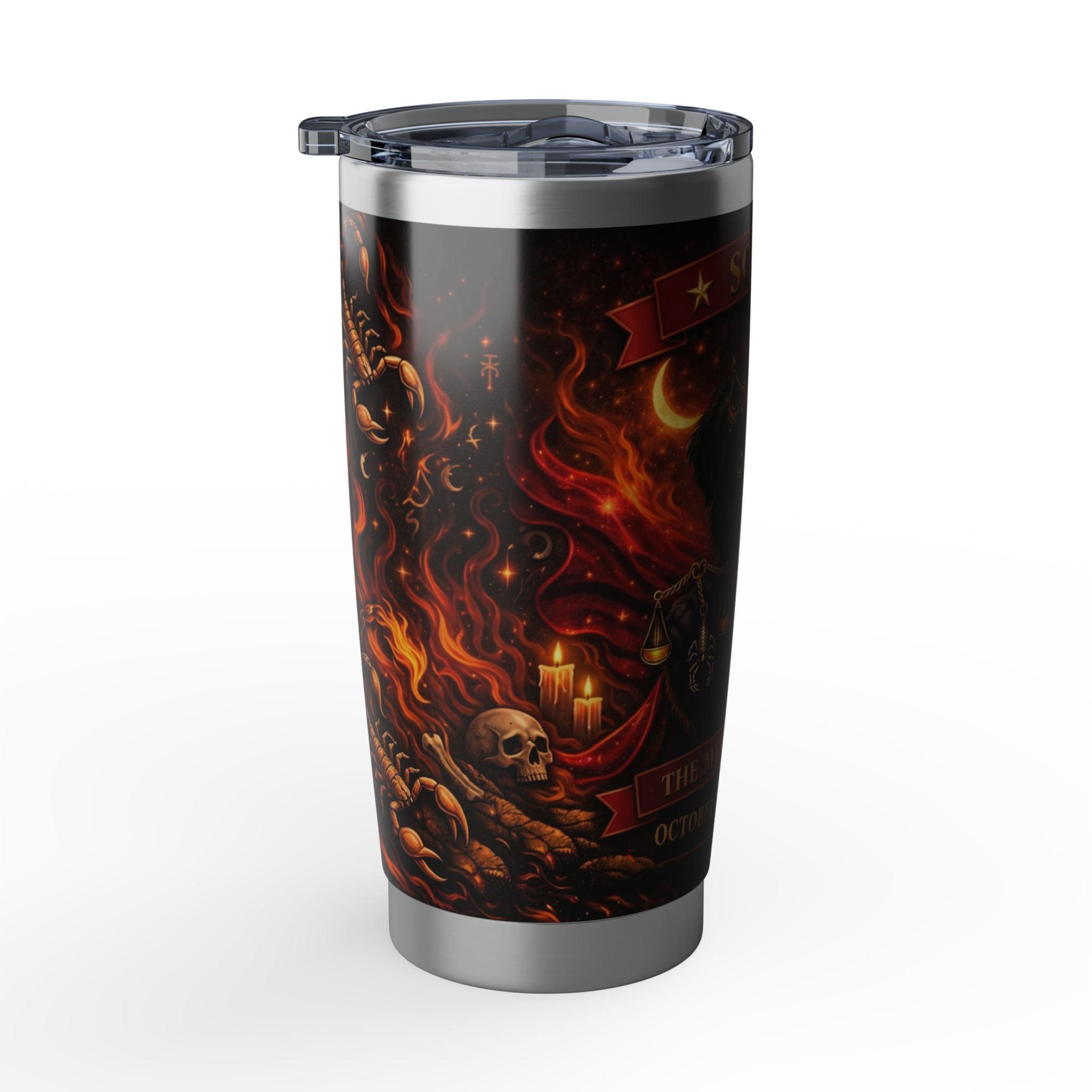 Scorpio Pup Zodiac Tumbler - The Mysterious Pup
