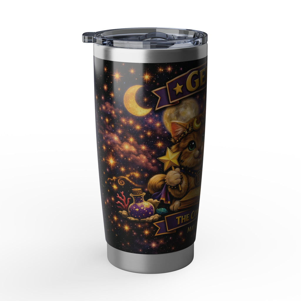 Gemini Cat Zodiac Tumbler - The Twin Spirits