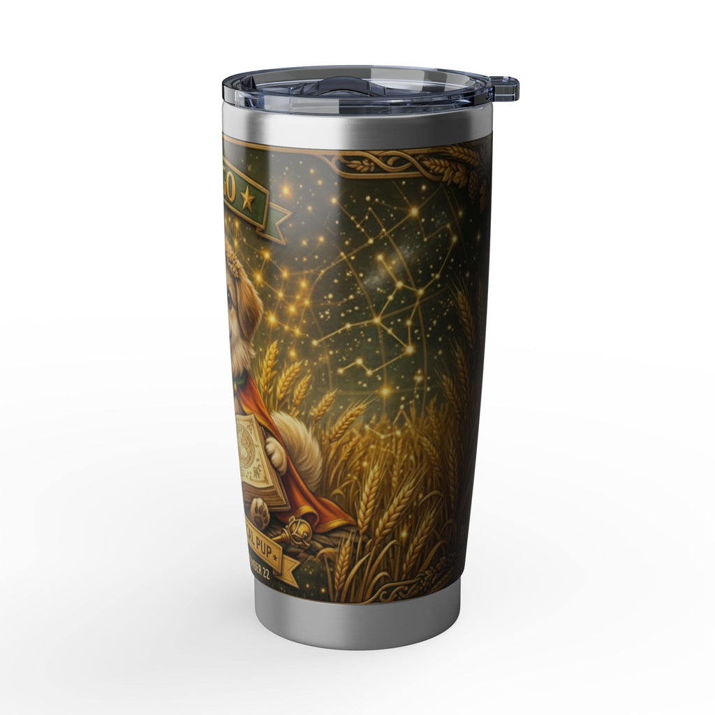 Virgo Pup Zodiac Tumbler - The Analytical Pup
