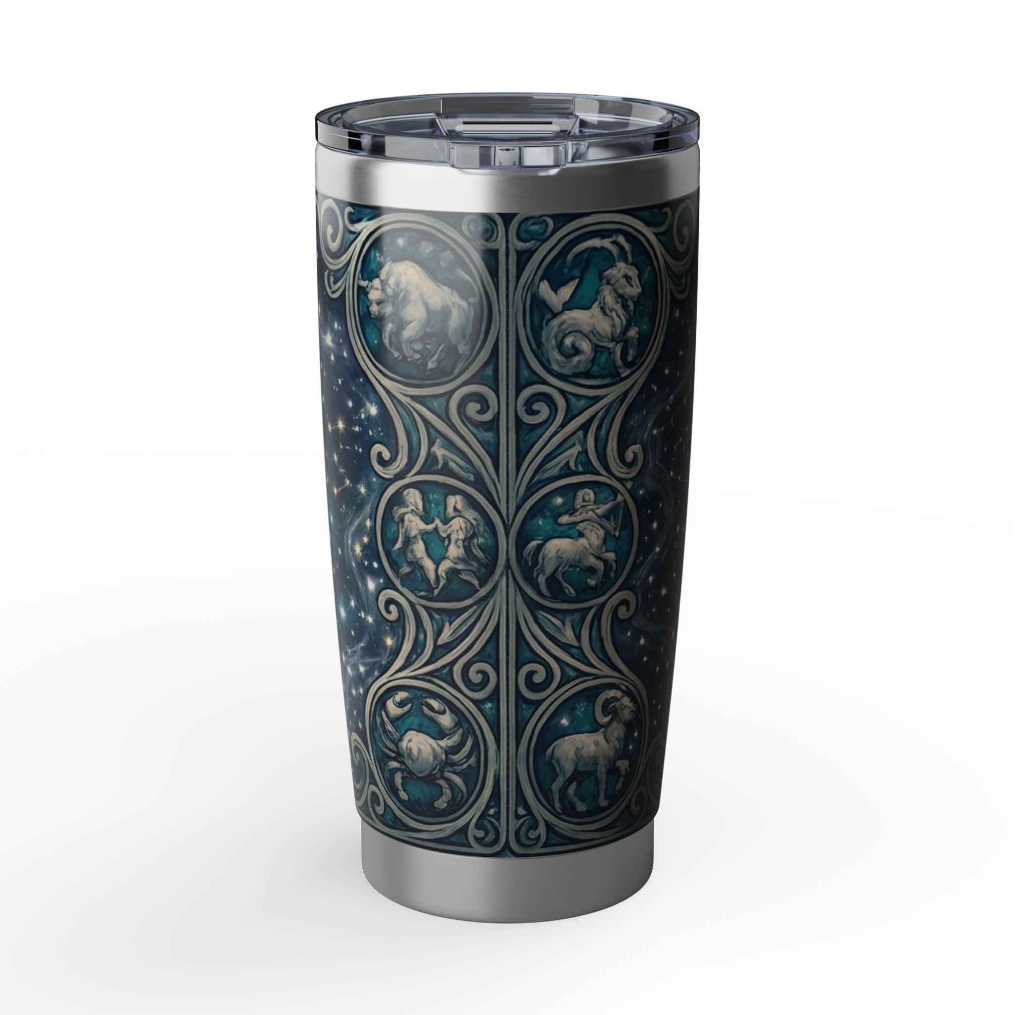 Aquarius Pup Zodiac Tumbler - The Visionary Pup