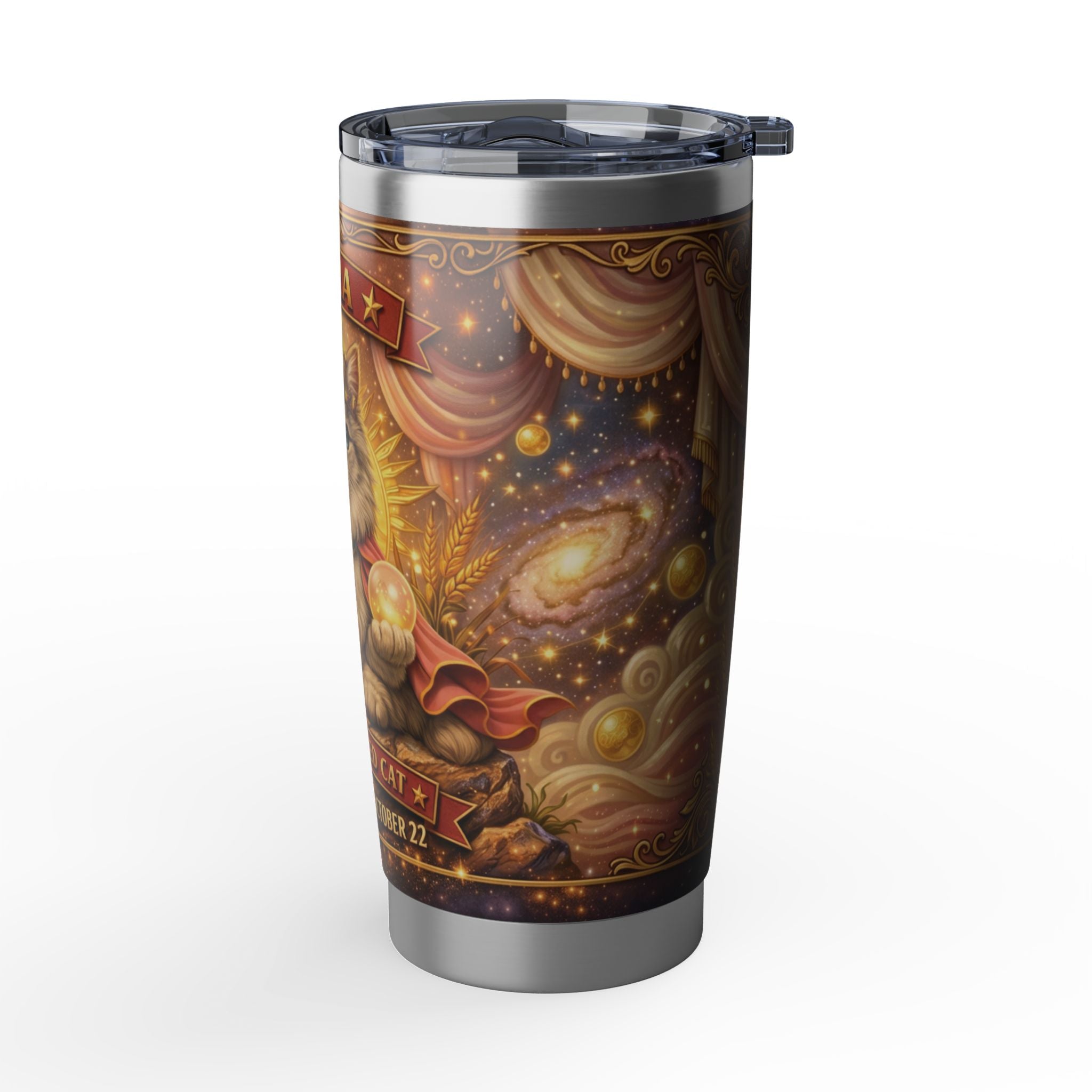Libra Cat Zodiac Tumbler - The Balanced Cat