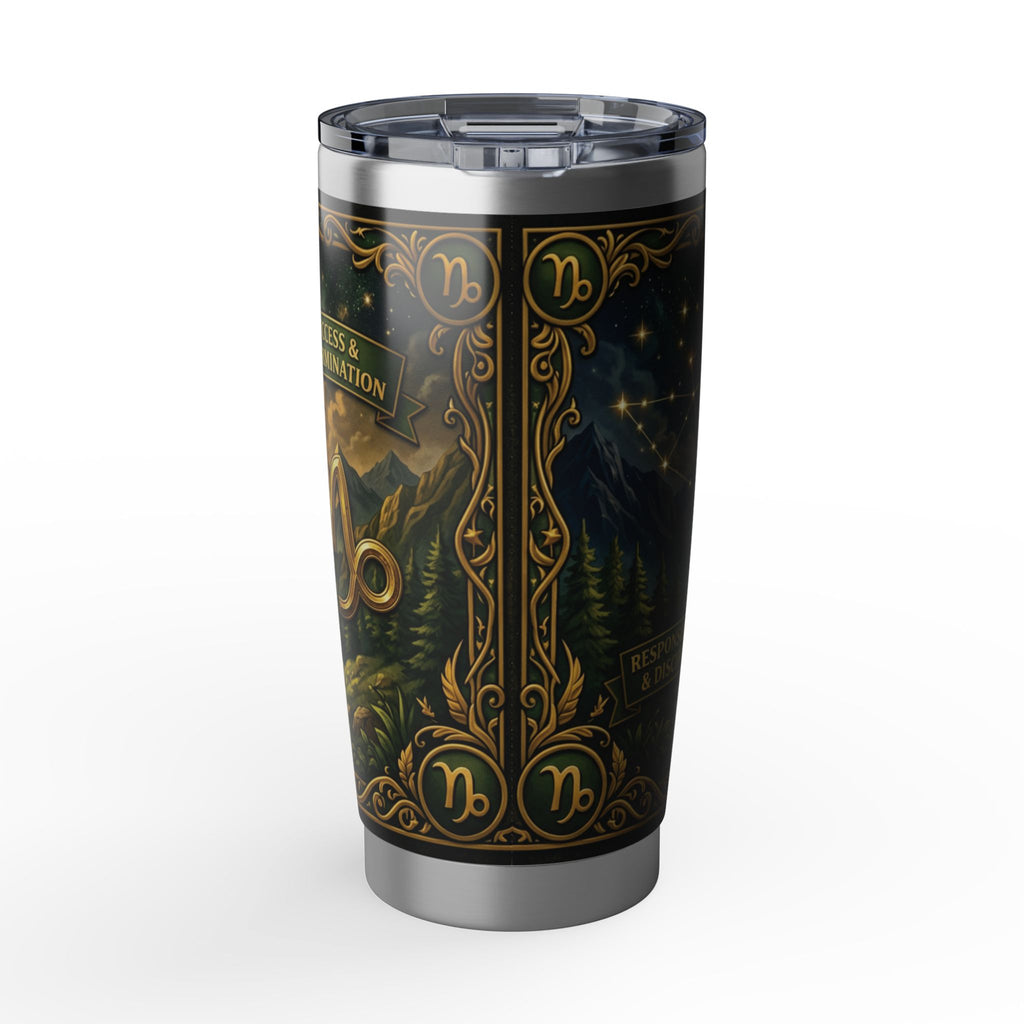 Capricorn Cat Zodiac Tumbler - The Ambitious Cat