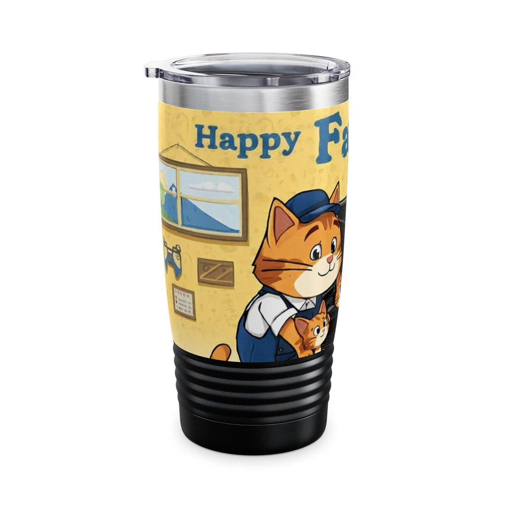 🐾 Limited Edition Father’s Day Cat Dad Tumbler – 20oz