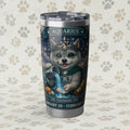 Aquarius Pup Zodiac Tumbler - The Visionary Pup