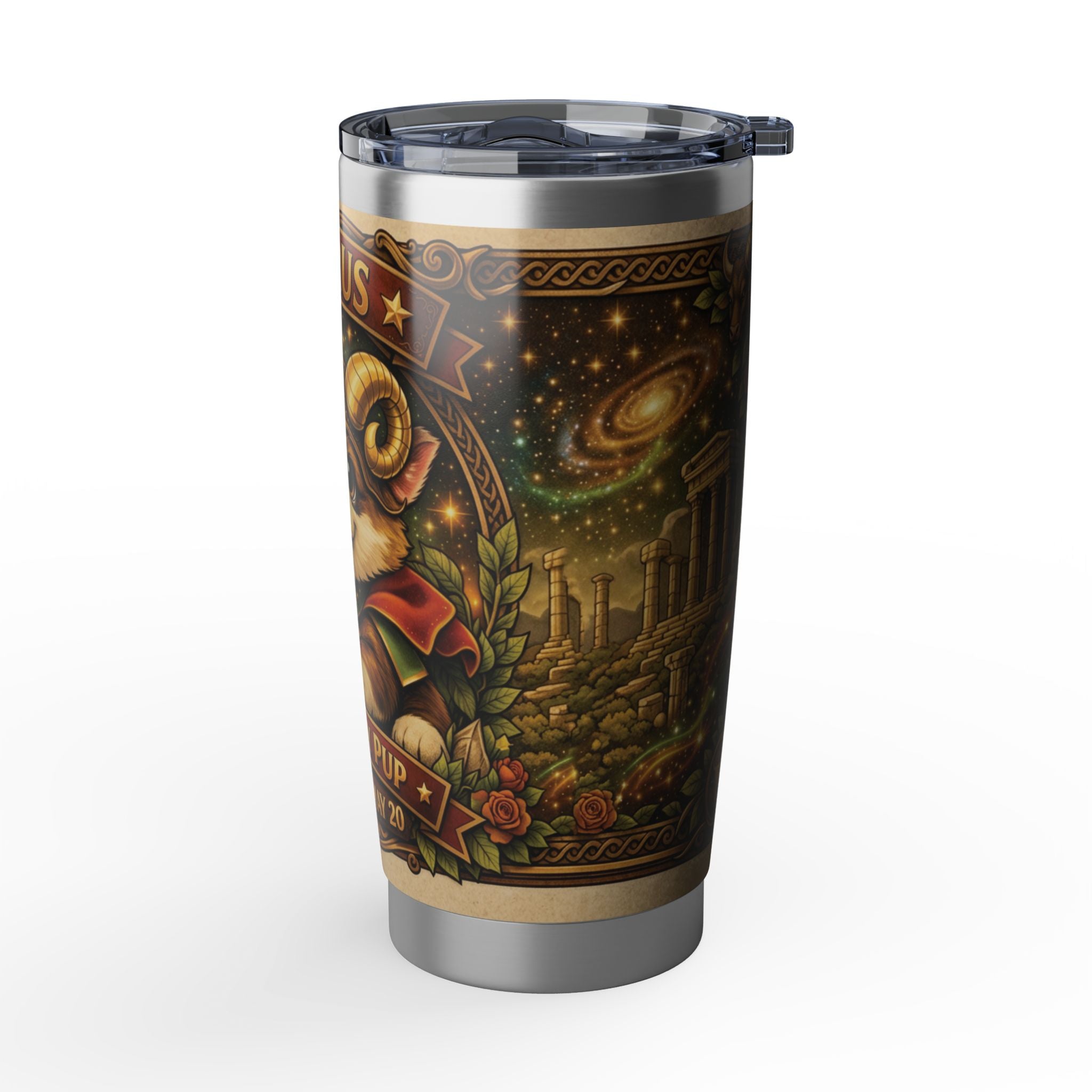 Taurus Pup Zodiac Tumbler - The Bully Pup