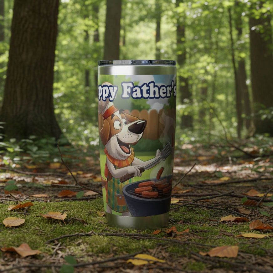 🐾 Limited Edition Father’s Day Dog Tumbler – 20oz